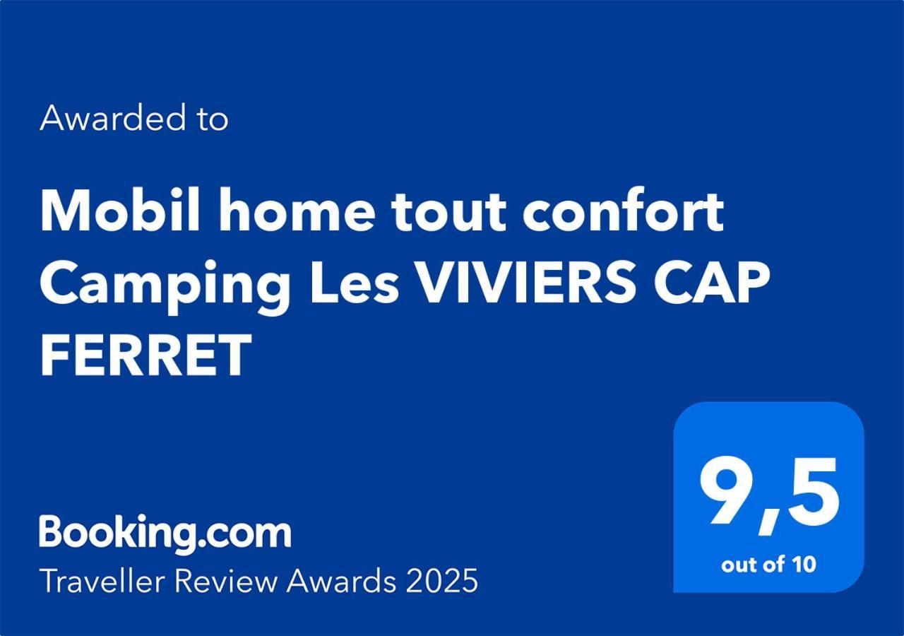 Mobil Home Tout Confort Camping Les Viviers Cap Ferret Lège-Cap-Ferret Exterior foto